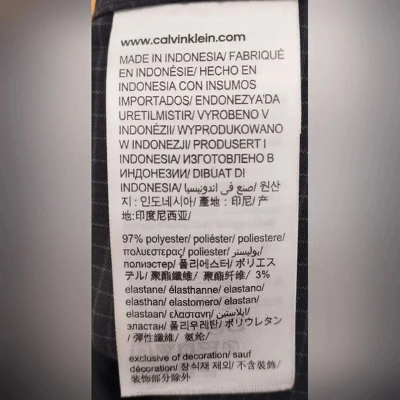 Calvin Klein Move 365 Long Sleeve Button Up NWT - Lg - Picture 11 of 11